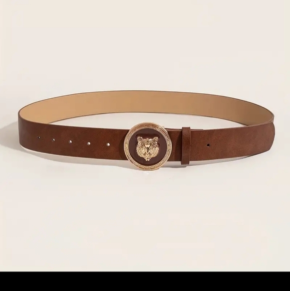 Tiger Head Buckle Belt - Picture 5 of 7